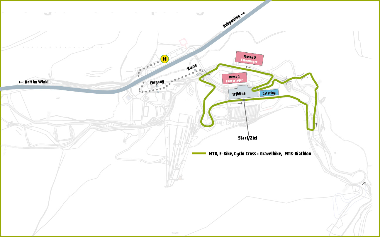 fahr-rad, Ruhpolding, Streckenplan